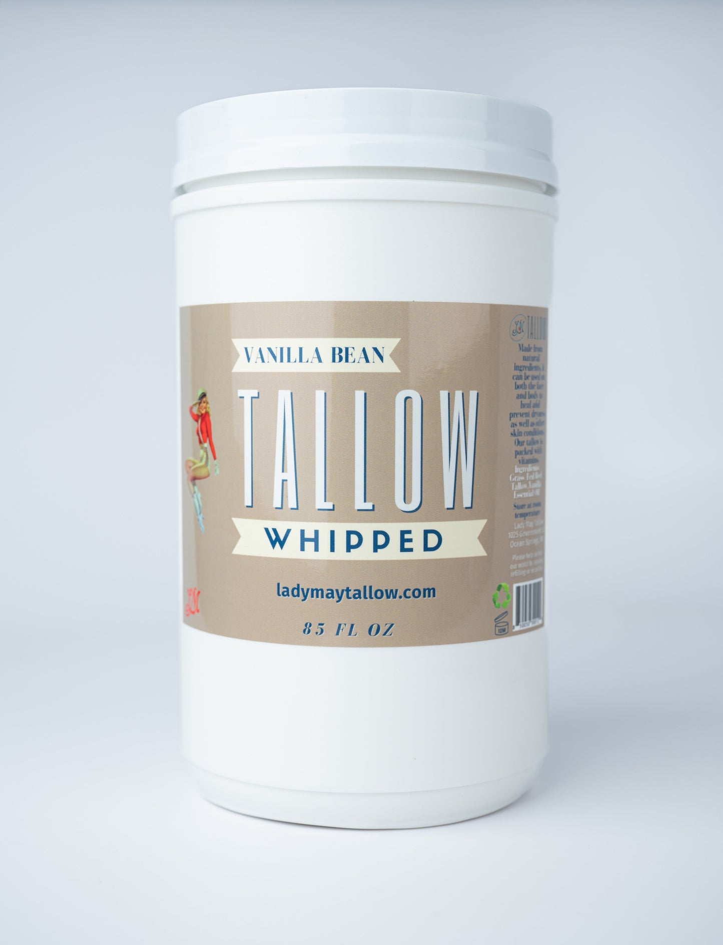 LADY MAY - Whipped Tallow | All Natural Moisturizer Choose Scent Size 2oz-85oz