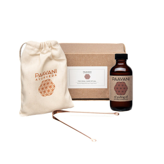 Paavani Ayurveda - Cinnamon Oral Care Ritual | Ayurvedic Oil Pulling & Tongue Cleaning