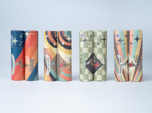 LADY MAY - Tallow Lip Balm Multipack - Citrus, Vanilla, Mint, Pina Colada