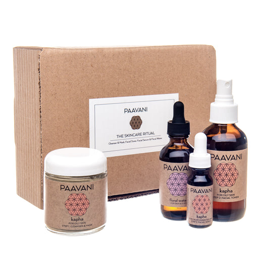 Paavani Ayurveda - Kapha Skincare Ritual | Ayurvedic Set for Oily & Congested Skin