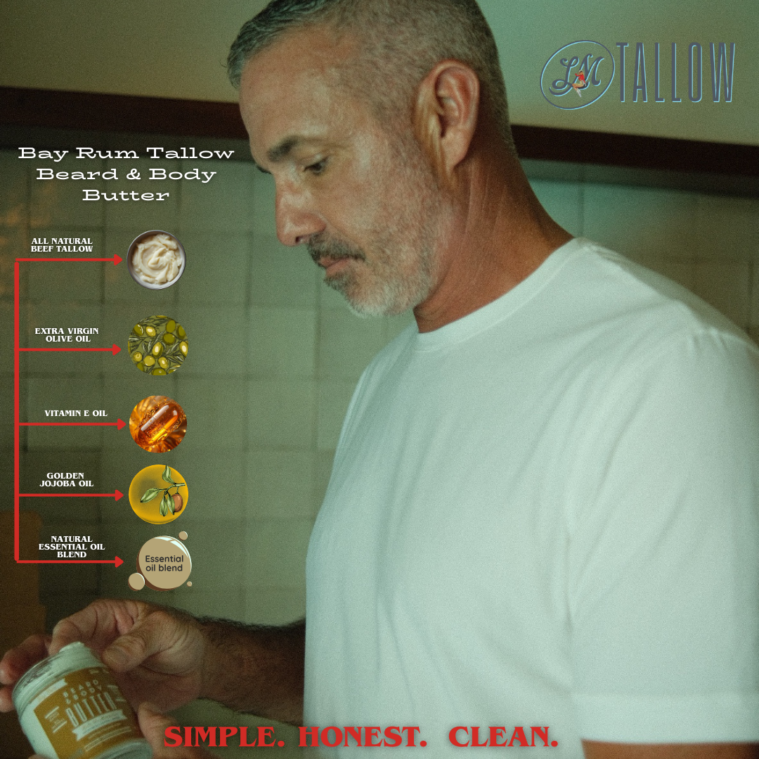 LADY MAY - Bay Rum | Tallow Beard + Body Butter for Men