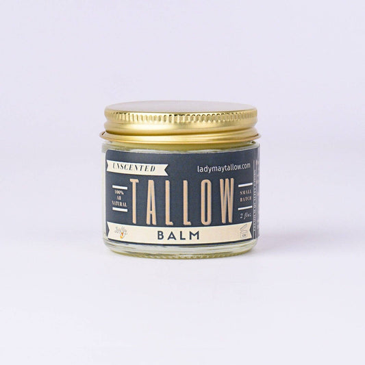 Lady May Unscented Tallow Balm – All-Natural Moisture & Skin Repair