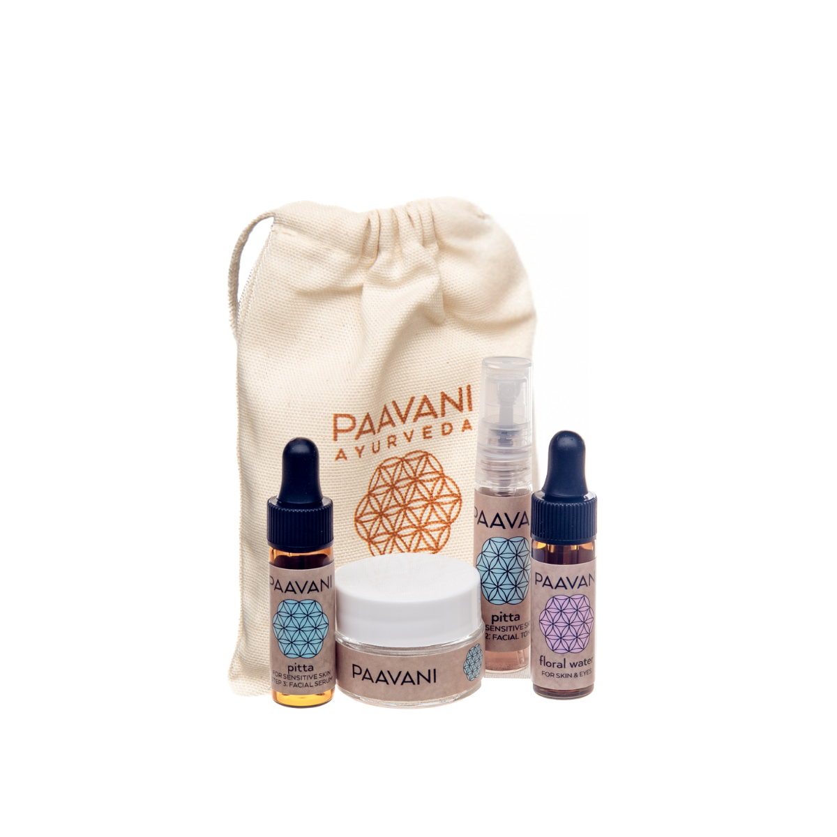 Paavani Ayurveda - Pitta Skincare Ritual | Ayurvedic Set for Sensitive & Reactive Skin