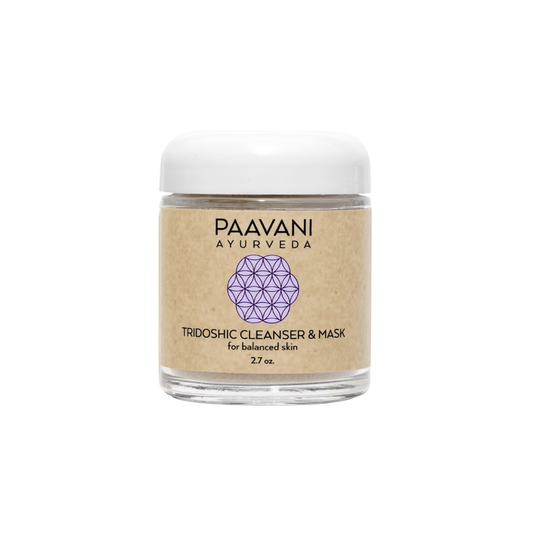 Tridoshic Cleanser & Mask | Ayurvedic Cleansing Grains for Balanced, Radiant Skin