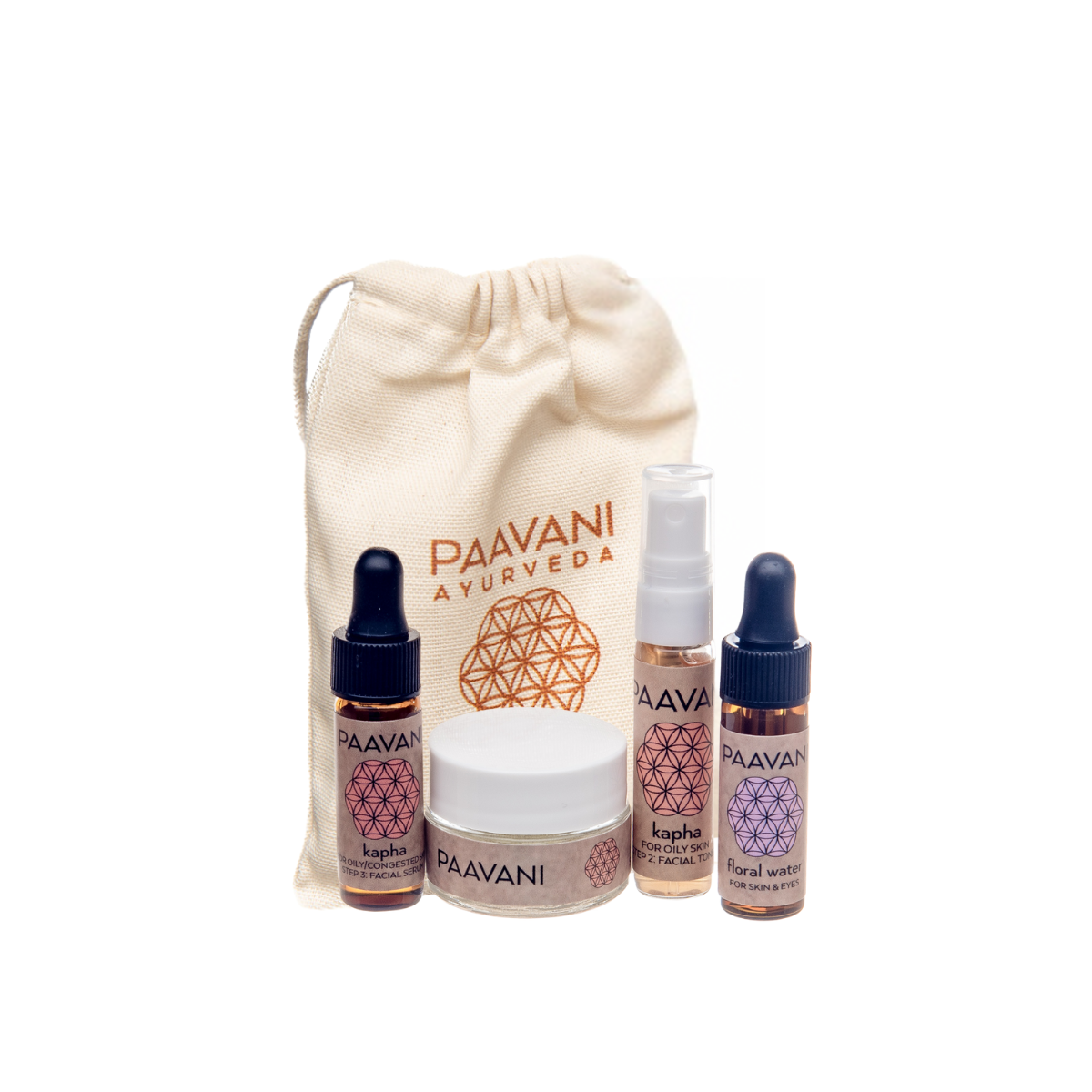 Paavani Ayurveda - Kapha Skincare Ritual | Ayurvedic Set for Oily & Congested Skin