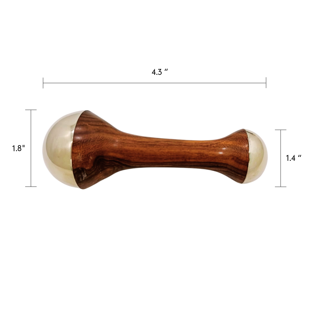 Paavani Ayurveda - Dual-Dome Kansa Wand | Ayurvedic Tool for Detoxification