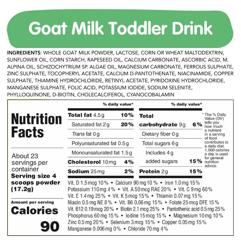 Goat & Oat Bundle: Goat Milk Toddler Drink and Oat Cereal