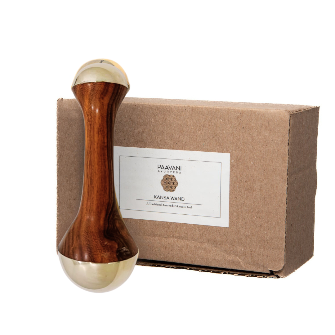Paavani Ayurveda - Dual-Dome Kansa Wand | Ayurvedic Tool for Detoxification