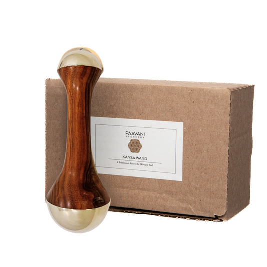 Paavani Ayurveda - Dual-Dome Kansa Wand | Ayurvedic Tool for Detoxification