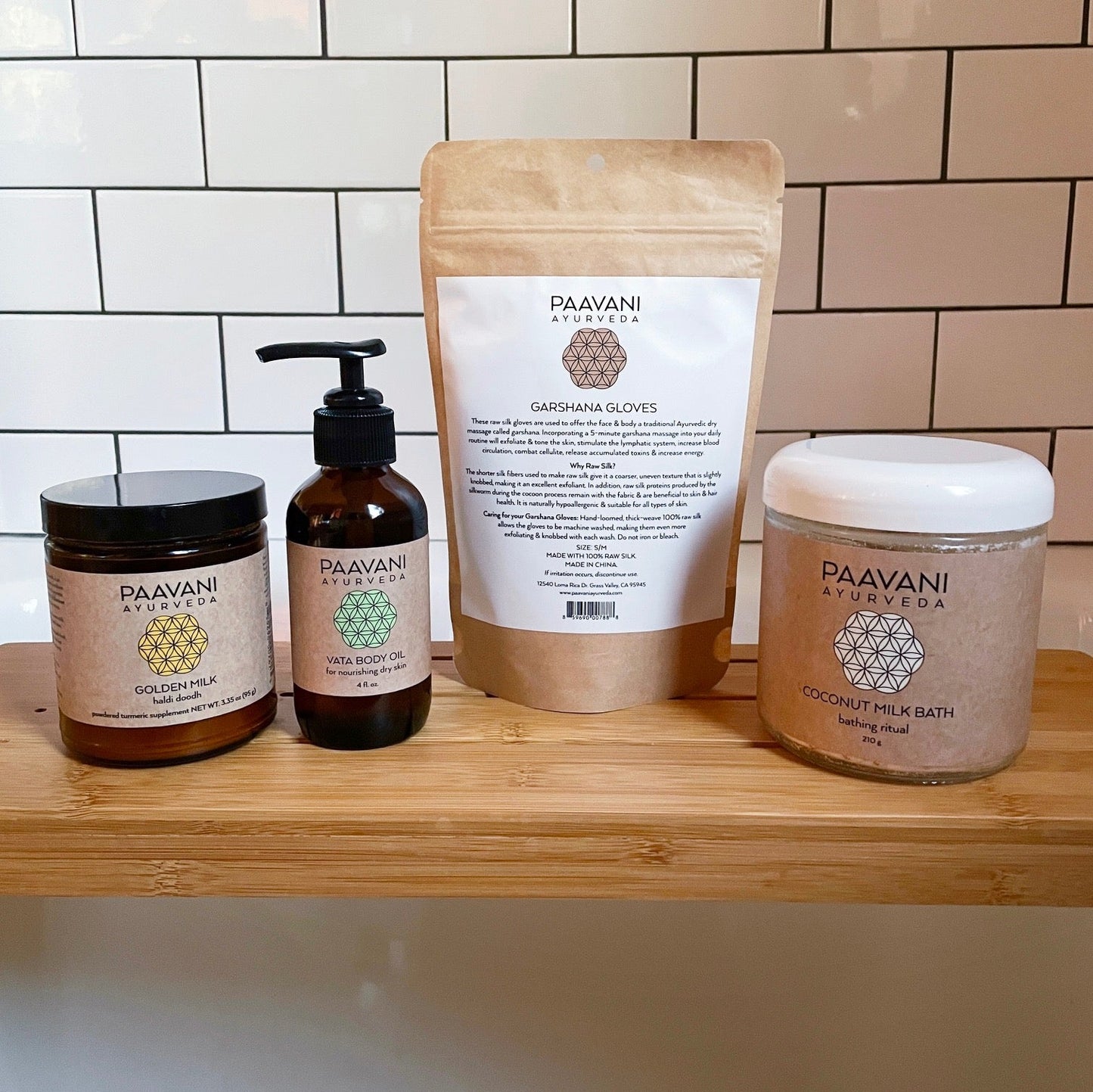 Paavani Ayurveda - Bath Stack | Ayurvedic Self-Care Ritual for Body, Mind, Spirit & Skin