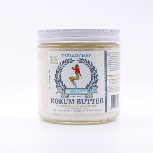 LADY MAY - 100% Pure Unrefined Kokum Butter – Cold-Pressed, Moisturizing & Skin-Nourishing