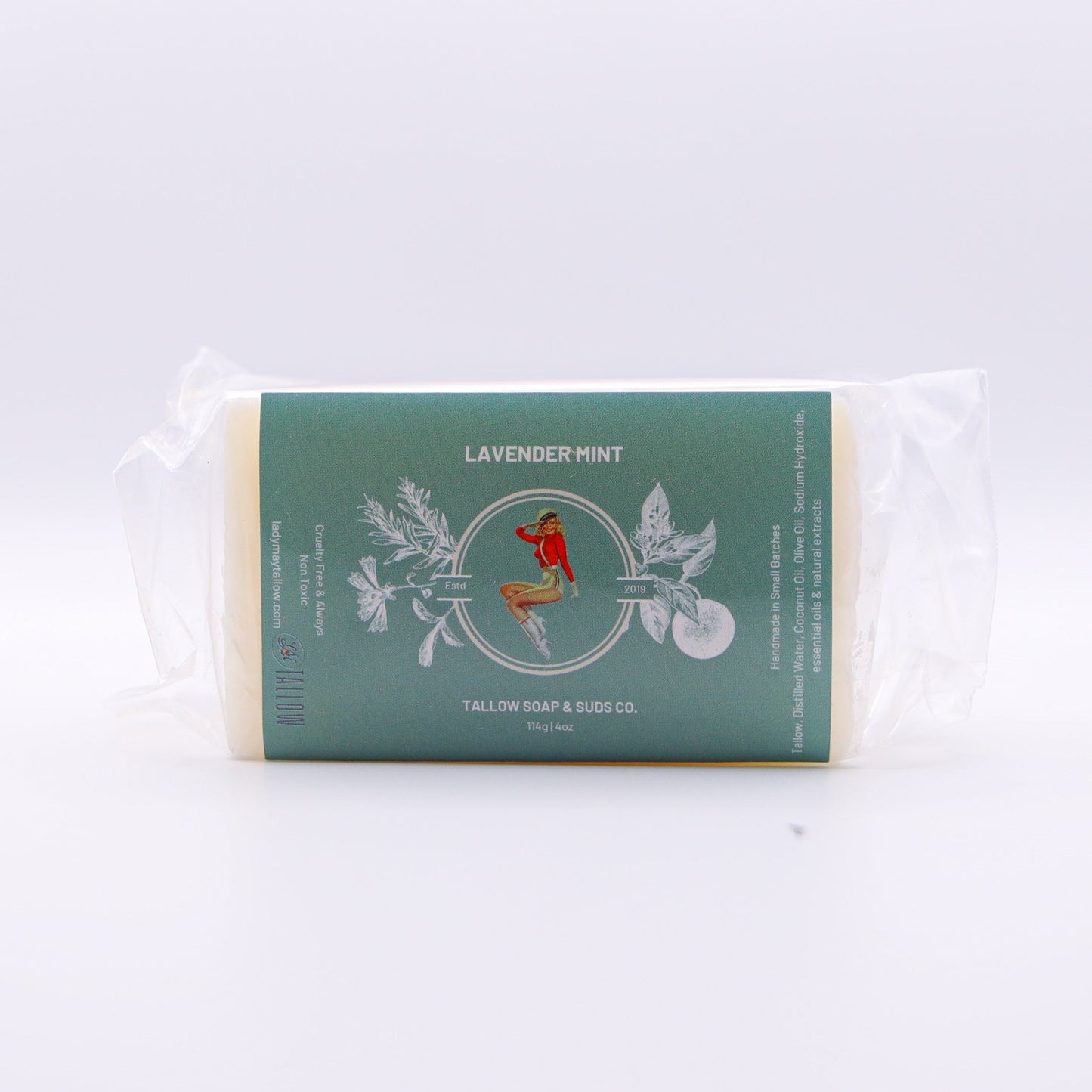 LADY MAY - All-Natural Tallow Soap – Lavender Mint & Unscented