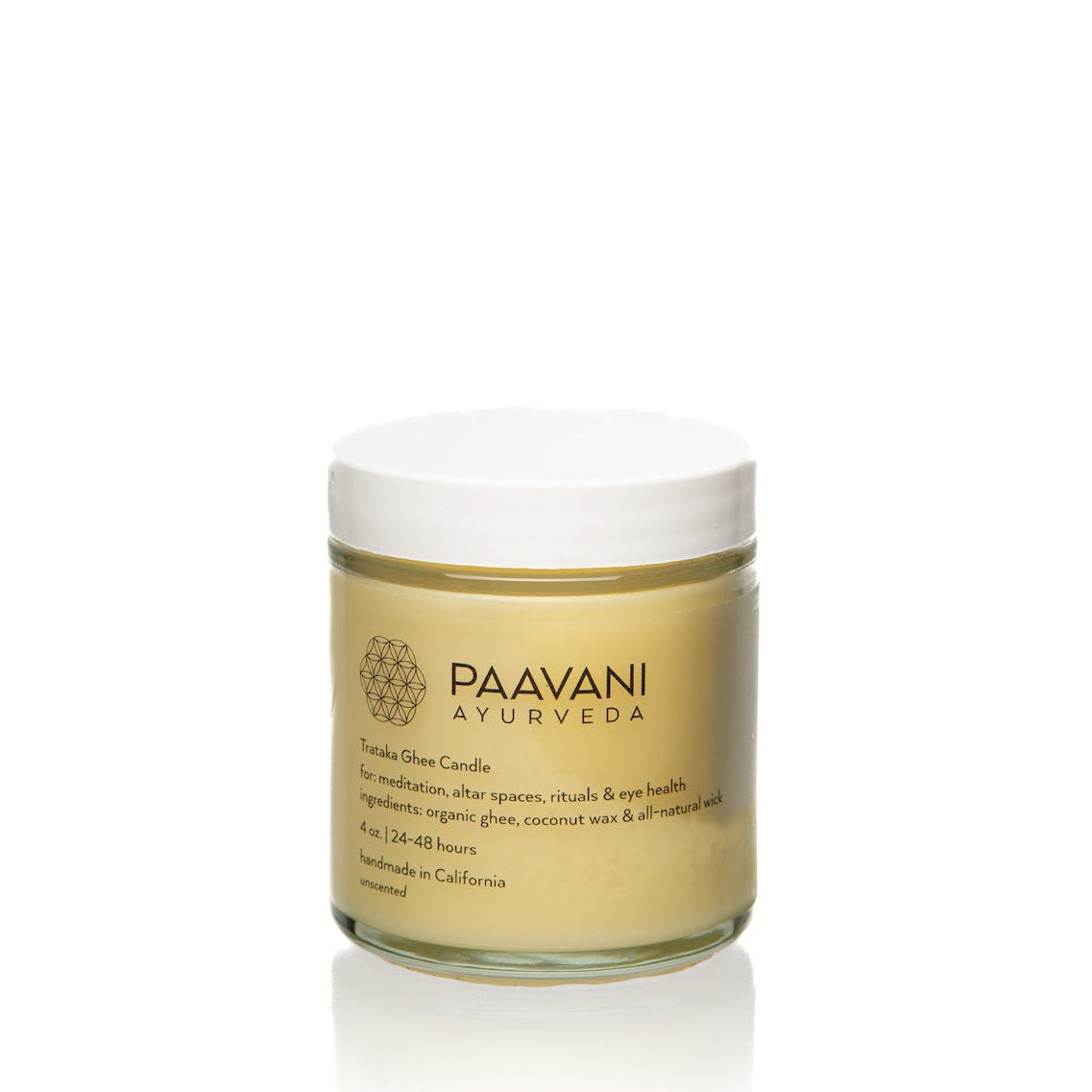 Trataka Ghee Candle | Ayurvedic Meditation Candle for Focus & Eye Health