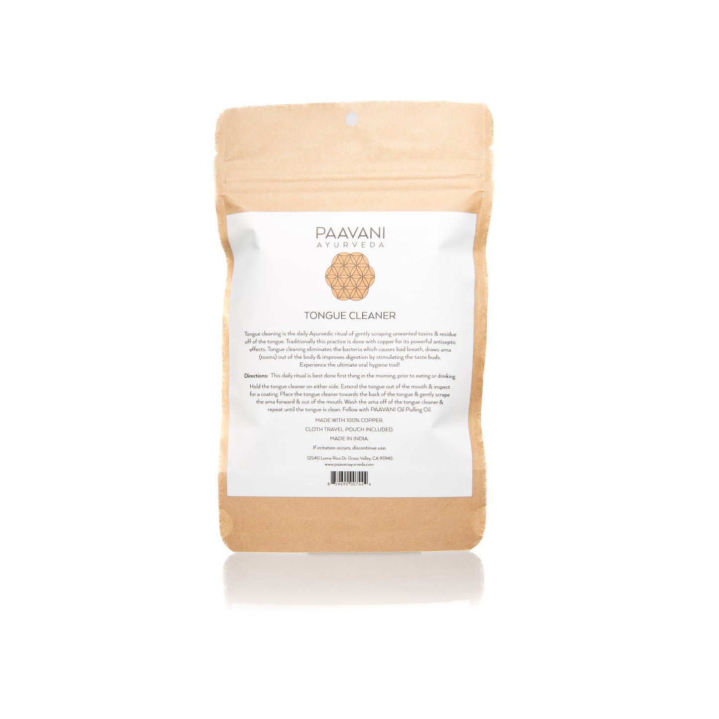 Paavani Ayurveda - Copper Tongue Cleaner | Ayurvedic Tongue Scraping for Fresh Breath & Daily Detox