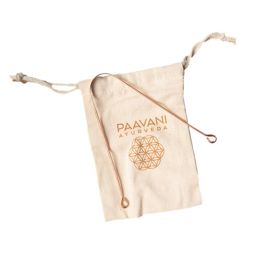 Paavani Ayurveda - Copper Tongue Cleaner | Ayurvedic Tongue Scraping for Fresh Breath & Daily Detox