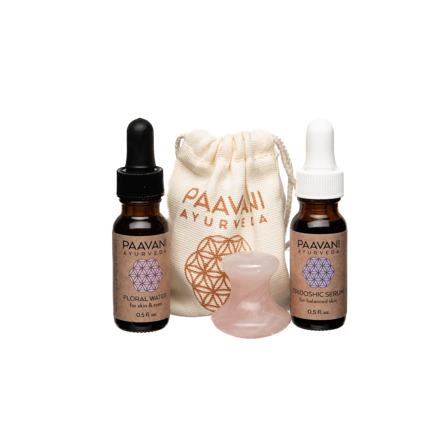 Paavani Ayurveda - Radiant Skin Ritual | Ayurvedic Rose Quartz Facial Massage Kit