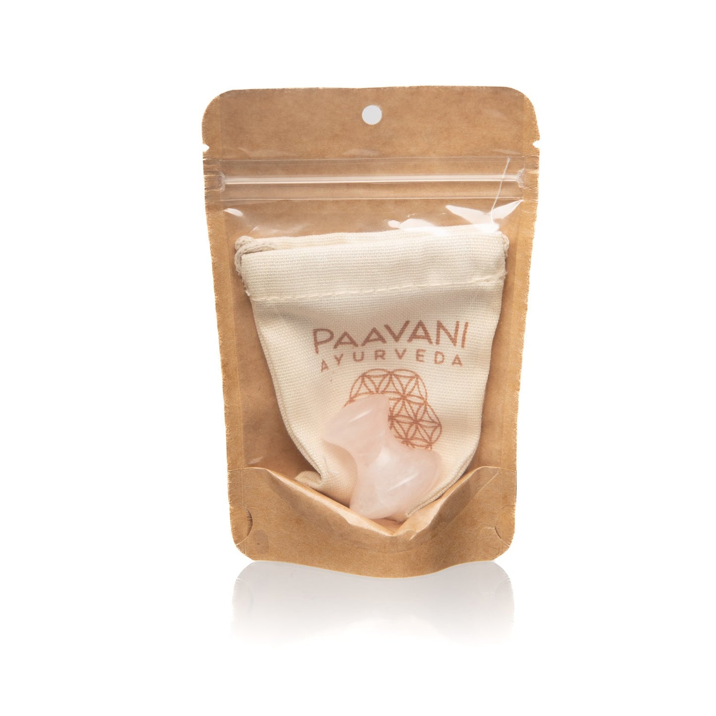 Paavani Ayurveda - Rose Quartz Facial Tool | Ayurvedic Massage Stone