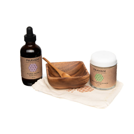Paavani Ayurveda - Cleanser & Mask Ritual | Ayurvedic Facial Cleansing Kit