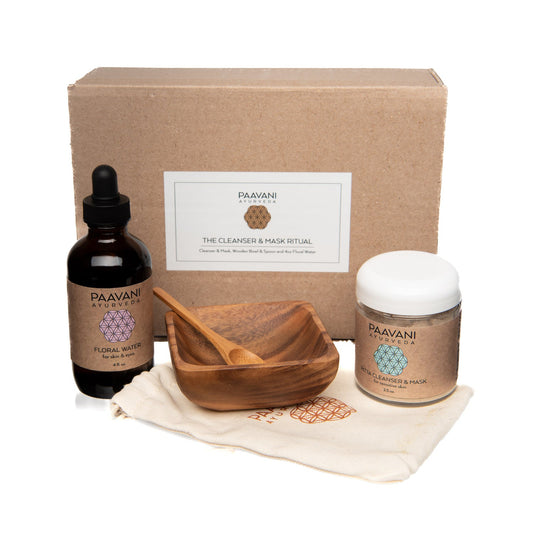 Paavani Ayurveda - Cleanser & Mask Ritual | Ayurvedic Facial Cleansing Kit
