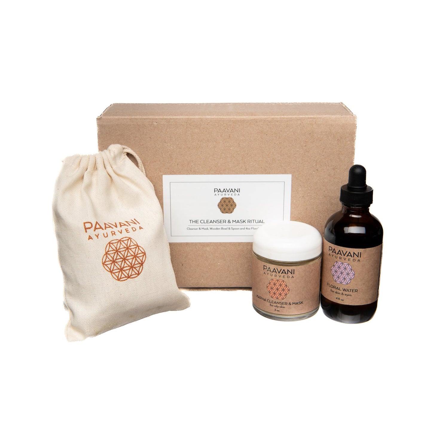 Paavani Ayurveda - Cleanser & Mask Ritual | Ayurvedic Facial Cleansing Kit