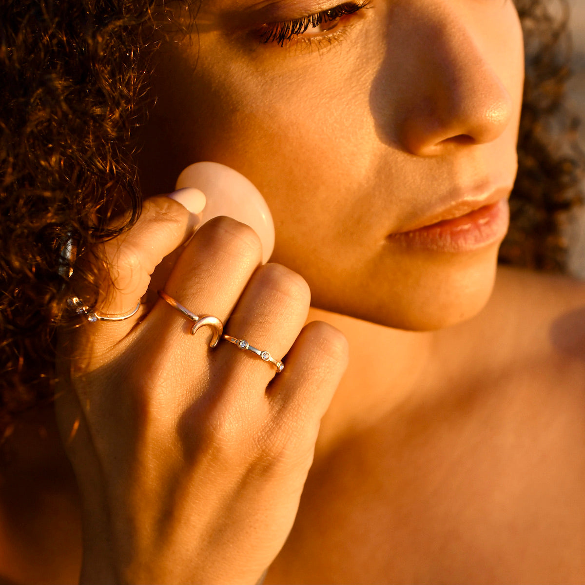 Paavani Ayurveda - Rose Quartz Facial Tool | Ayurvedic Massage Stone