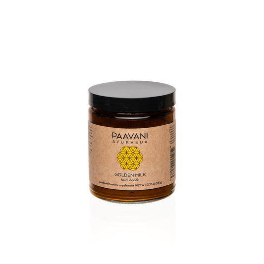Paavani Ayurveda - Golden Milk | Ayurvedic Turmeric Latte Blend with Ashwagandha & Shatavari