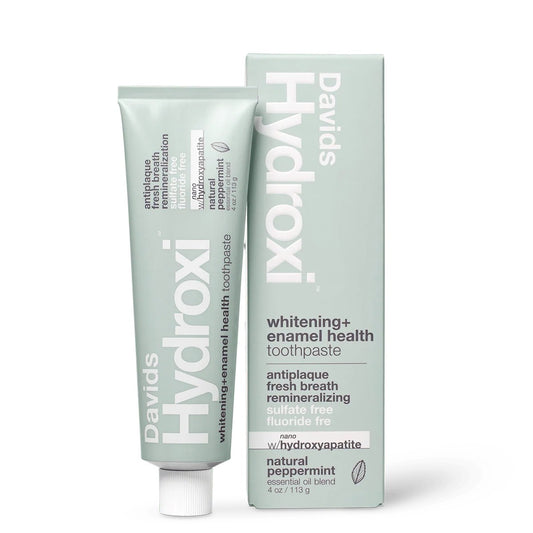 Davids Hydroxi™ whitening+enamel health nano hydroxyapatite premium toothpaste / peppermint