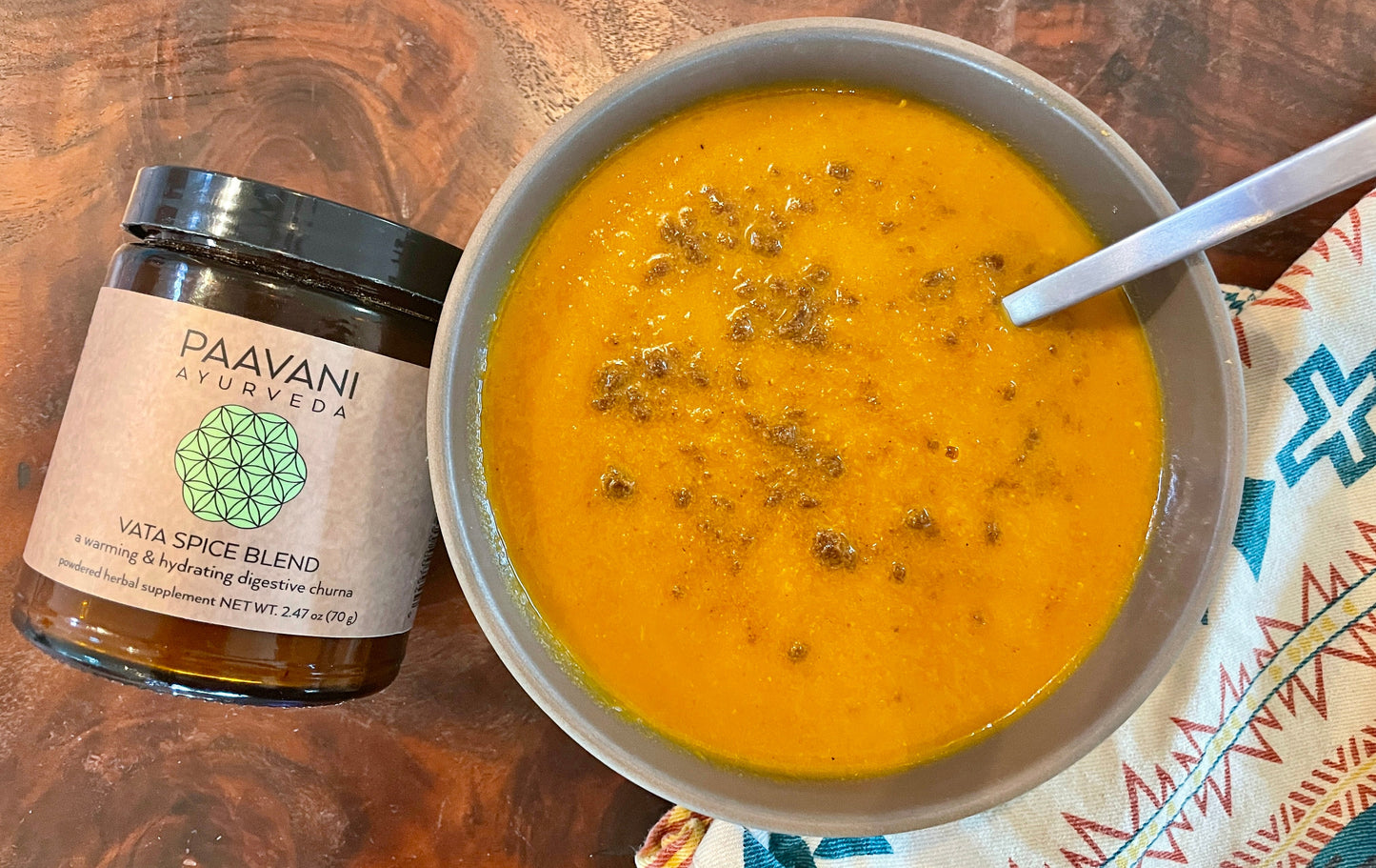 Paavani Ayurveda - Vata Spice Blend | Warming & Hydrating Digestive Churna