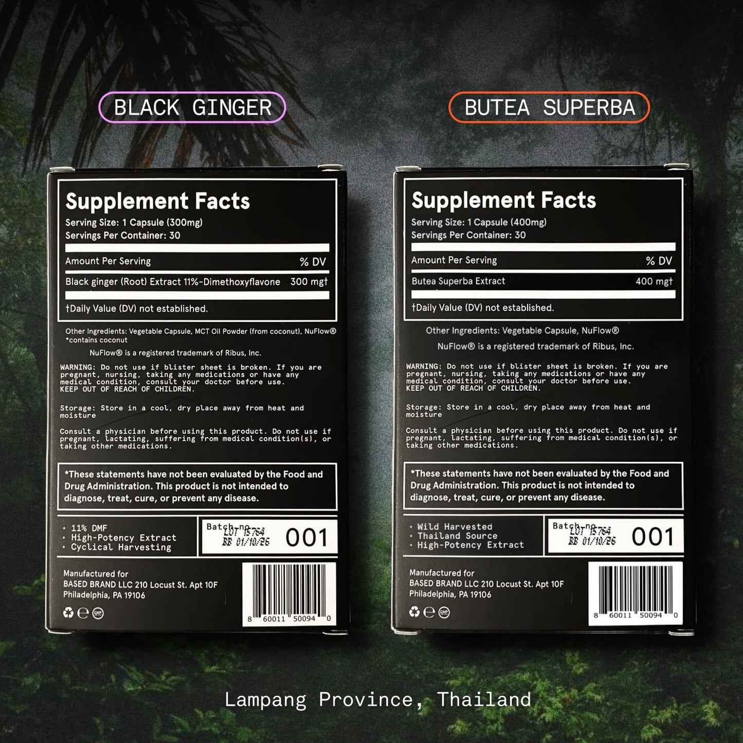 Butea Superba & Black Ginger Bundle