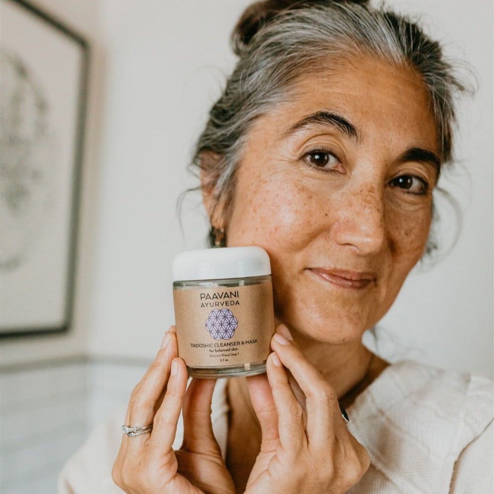 Paavani Ayurveda - Tridoshic Cleanser & Mask | Ayurvedic Cleansing Grains for Balanced, Radiant Skin