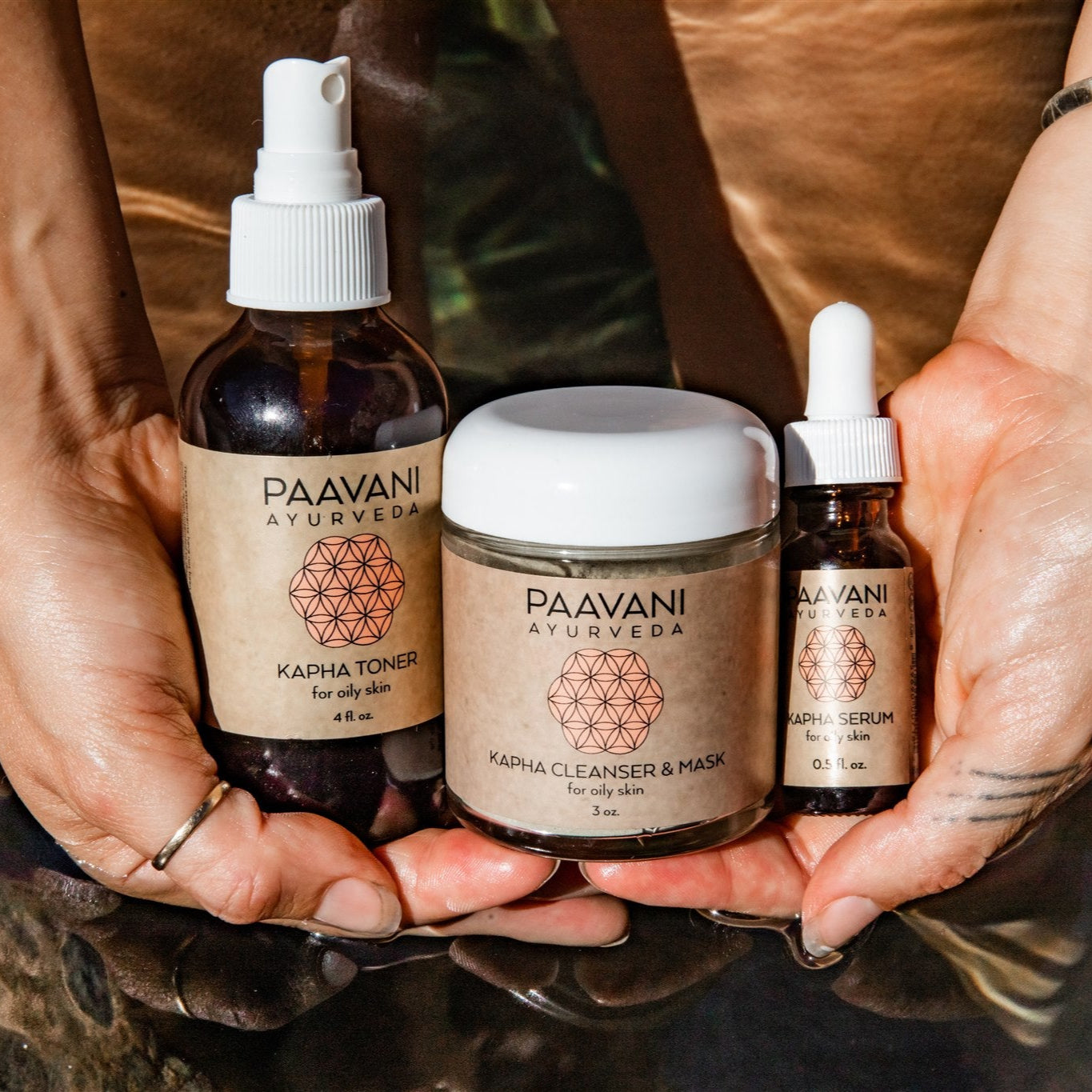 Paavani Ayurveda - Kapha Skincare Ritual | Ayurvedic Set for Oily & Congested Skin