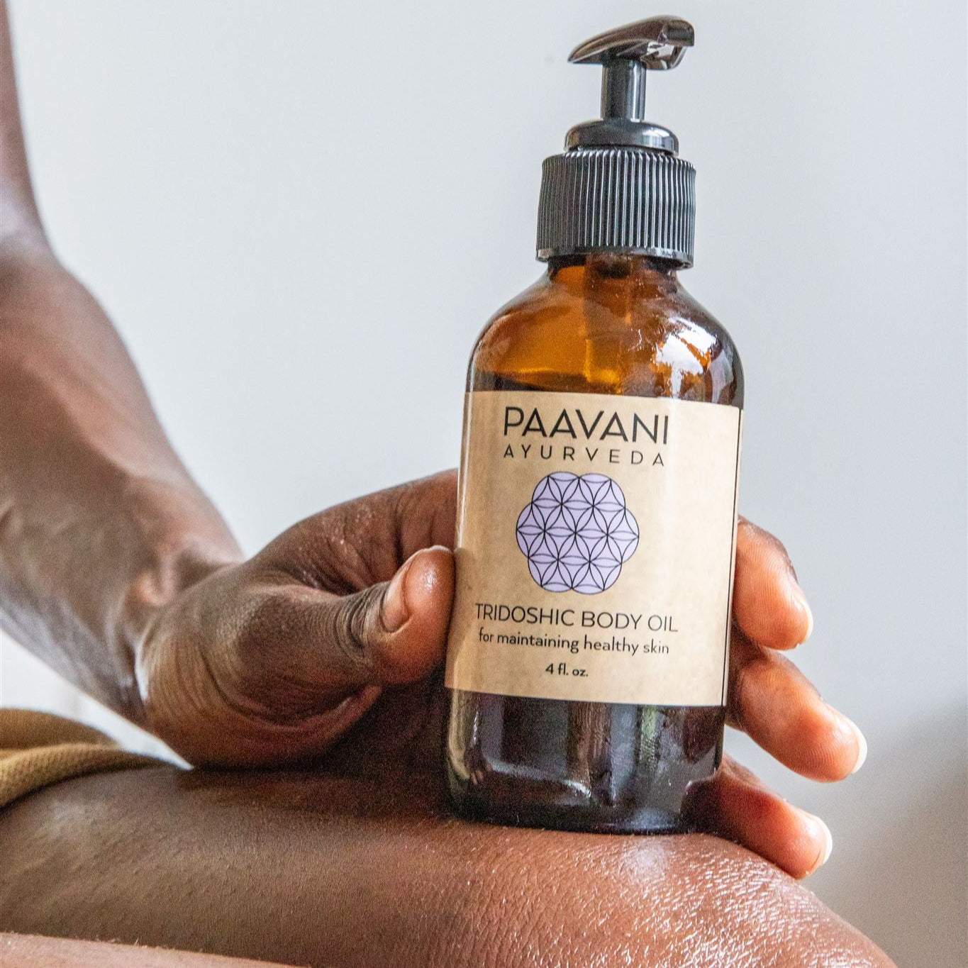 Paavani Ayurveda - Tridoshic Body Oil | Balancing Ayurvedic Abhyanga Oil for All Skin Types & Doshas
