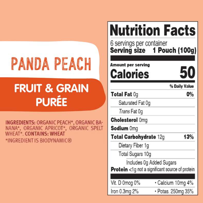 Fruit & Grain Variety Bundle: Panda Peach, Mixed Fruit w/ Muesli Jars, Oat Cereal