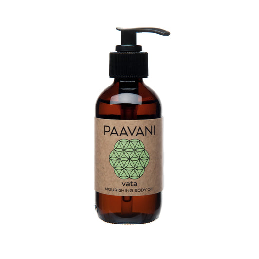 Paavani Ayurveda - Vata Body Oil | Nourishing Ayurvedic Abhyanga Oil for Dry Skin