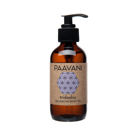 Paavani Ayurveda - Tridoshic Body Oil | Balancing Ayurvedic Abhyanga Oil for All Skin Types & Doshas