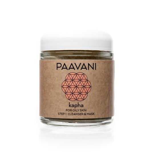 Paavani Ayurveda - Kapha Cleanser & Mask  | Ayurvedic Cleansing Grains for Oily, Congested Skin