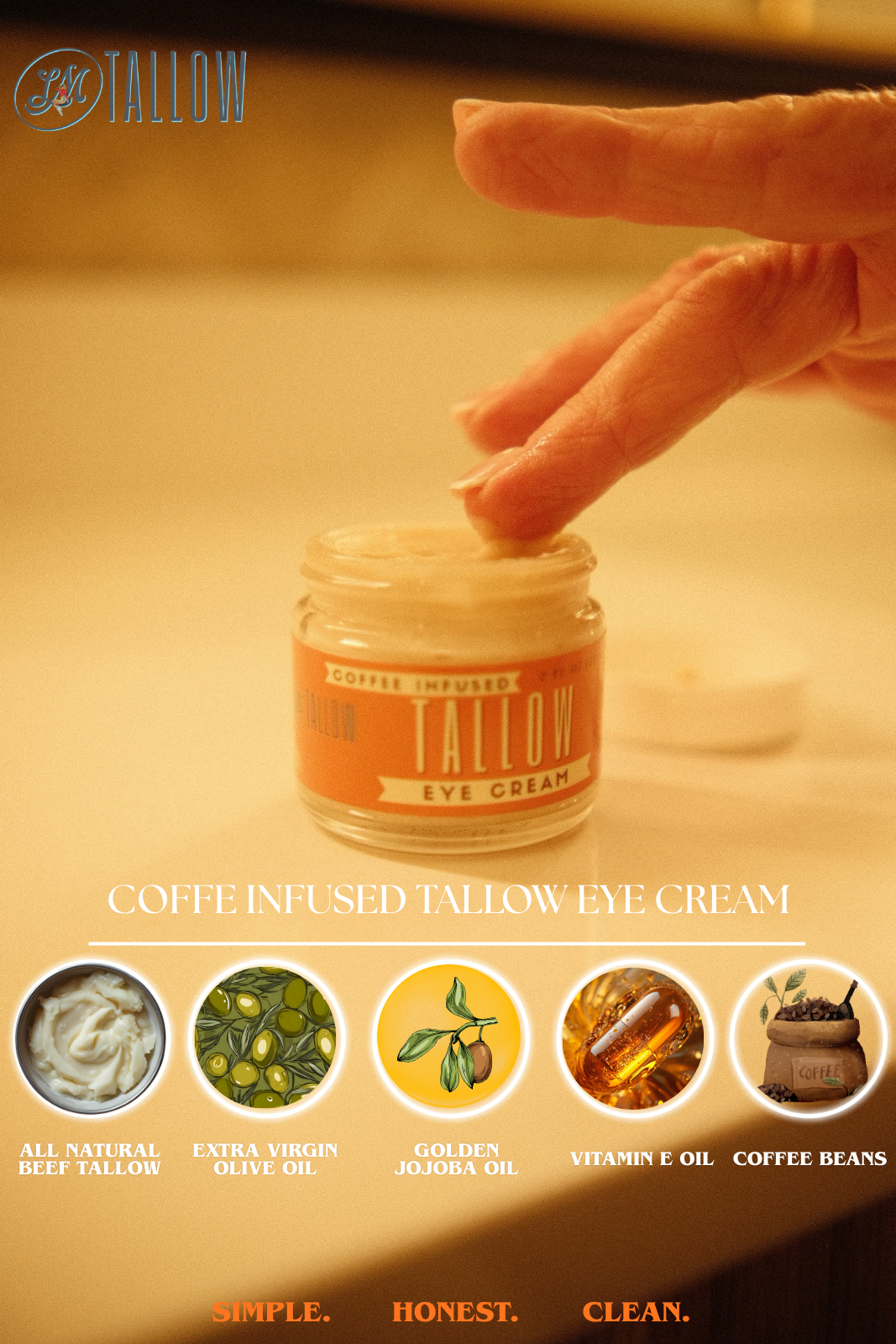 LADY MAY - Coffee Infused Tallow Eye Cream