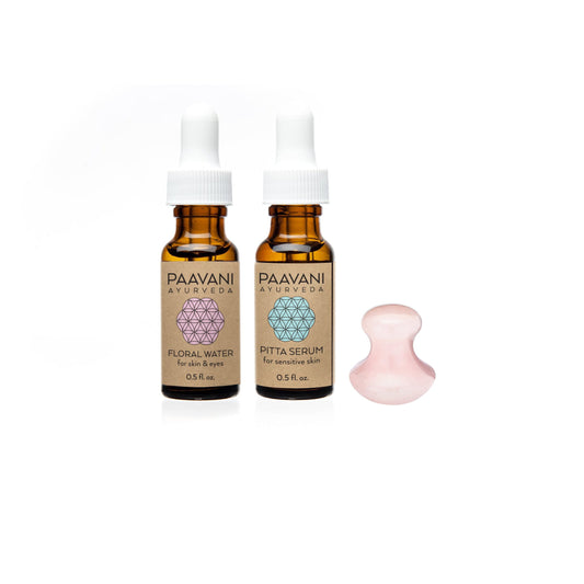 Paavani Ayurveda - Radiant Skin Ritual | Ayurvedic Rose Quartz Facial Massage Kit