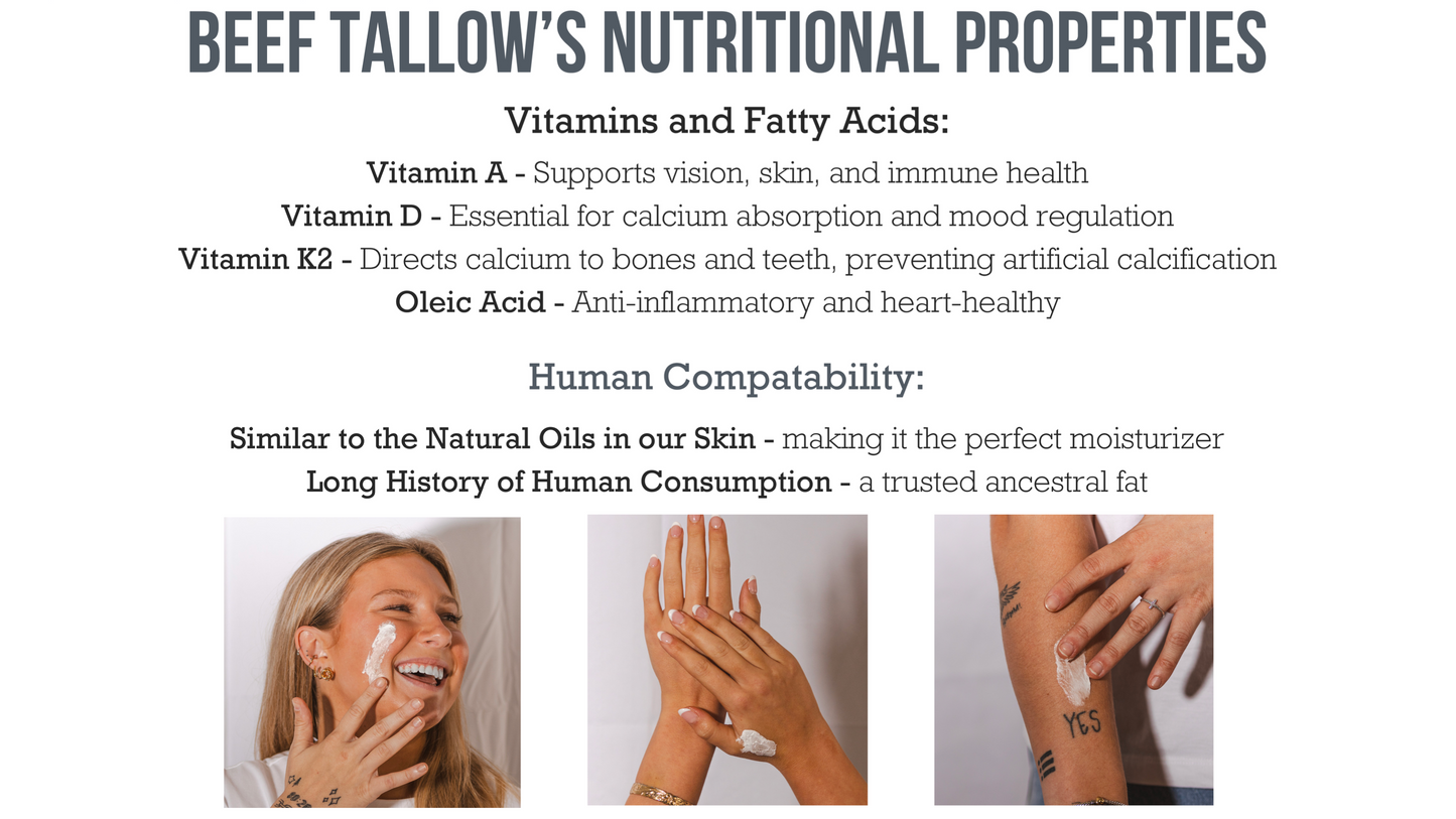 Tallow Skincare Trio - Unscented (9oz)