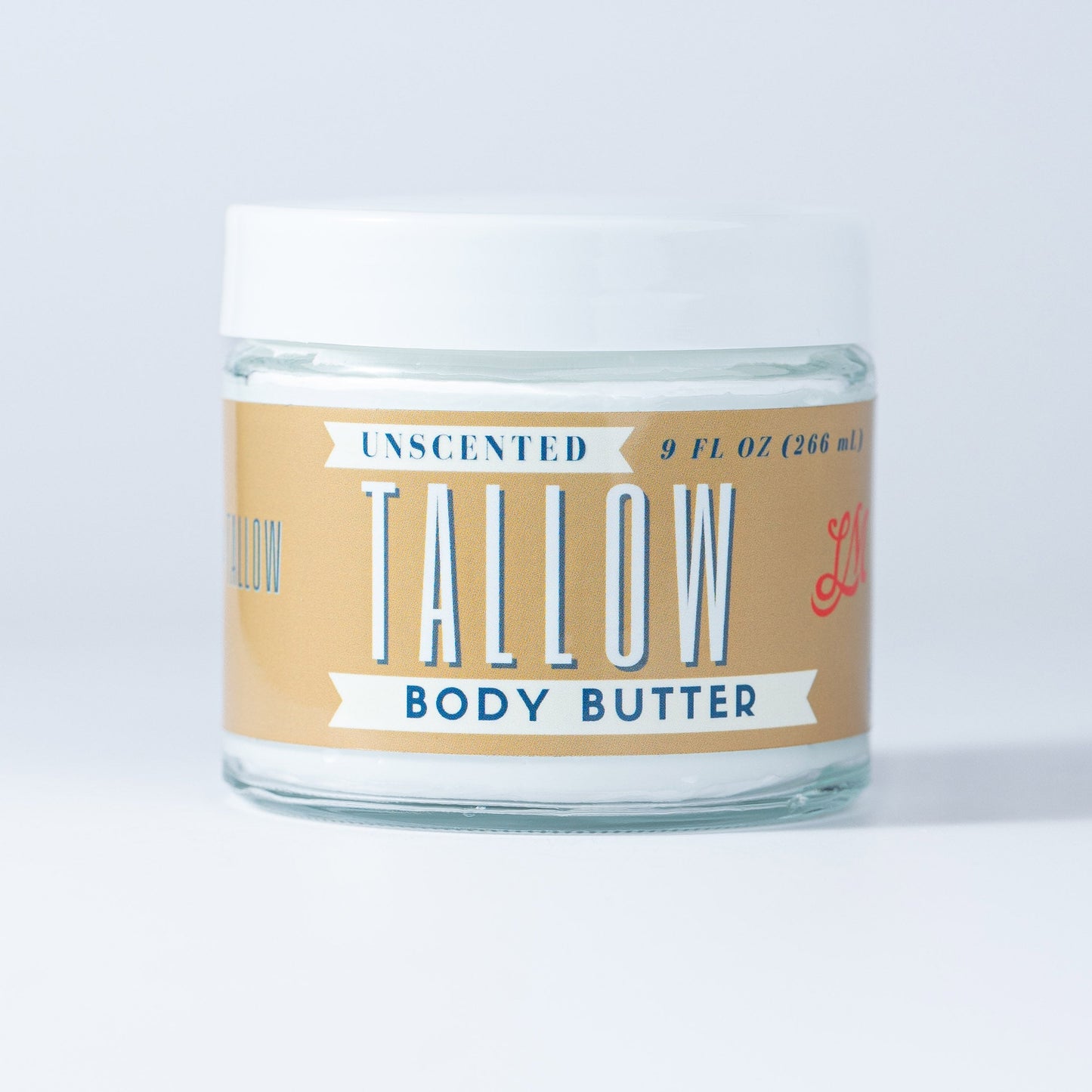 Unscented Tallow Body Butter – Deeply Moisturizing, All-Natural Skincare by Lady May