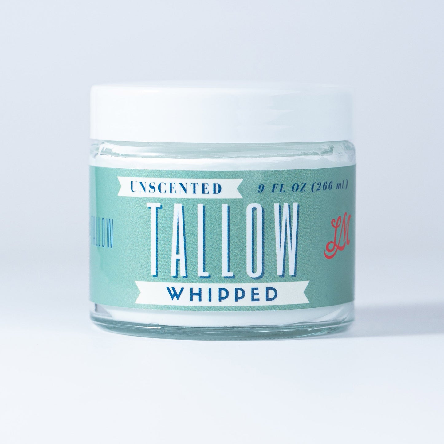 Unscented Whipped Tallow | All Natural Moisturizer Size 2oz-85oz