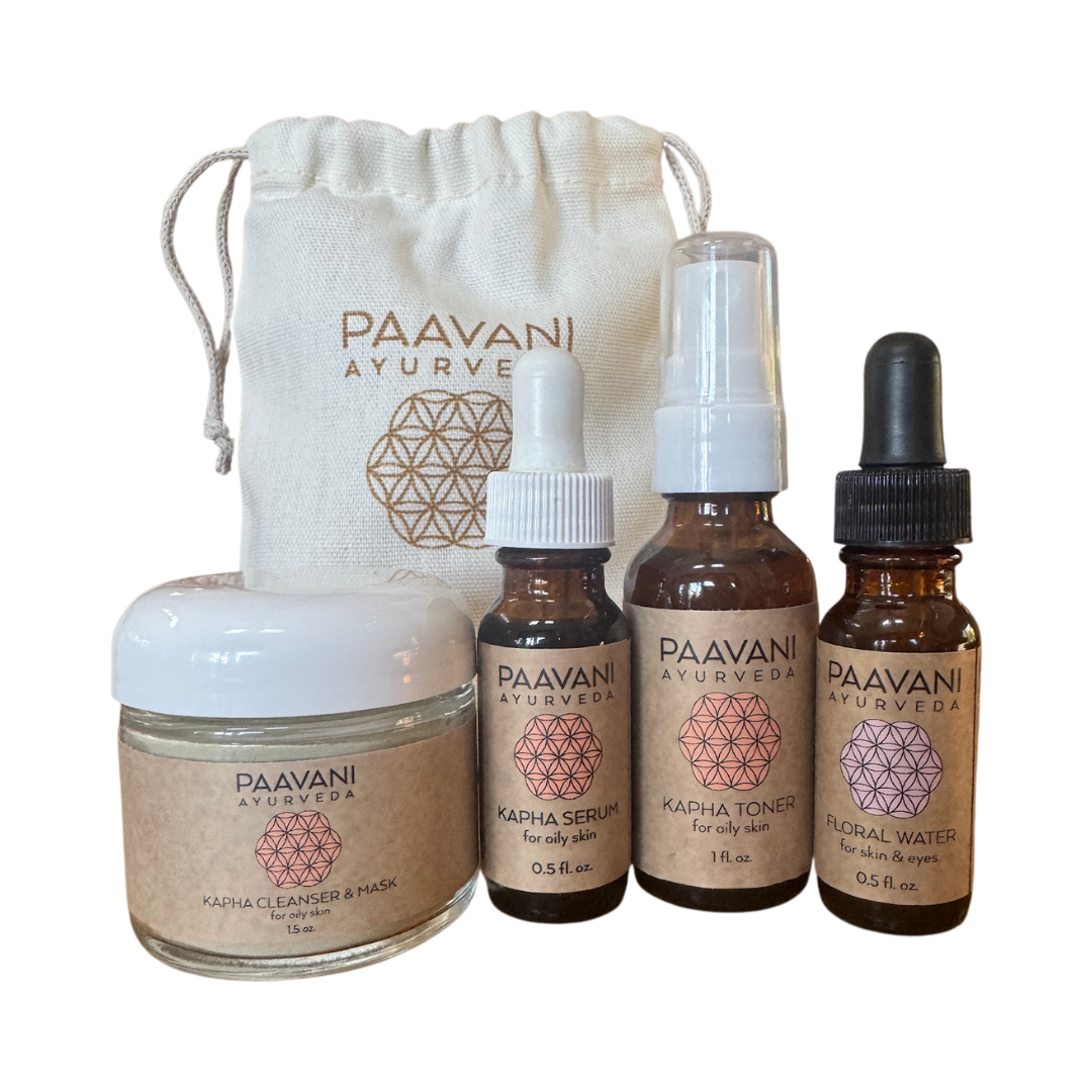 Paavani Ayurveda - Kapha Skincare Ritual | Ayurvedic Set for Oily & Congested Skin