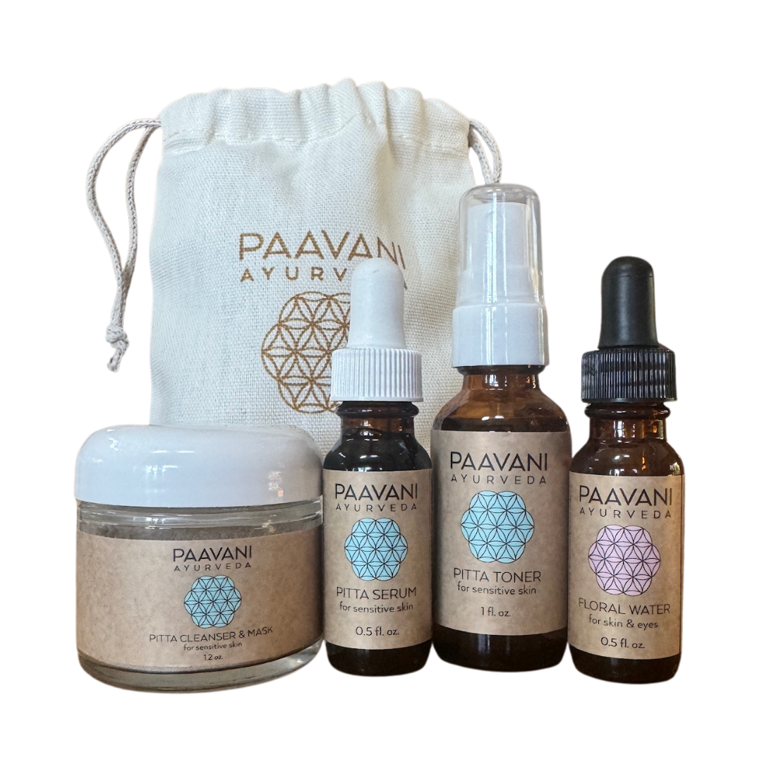 Paavani Ayurveda - Pitta Skincare Ritual | Ayurvedic Set for Sensitive & Reactive Skin