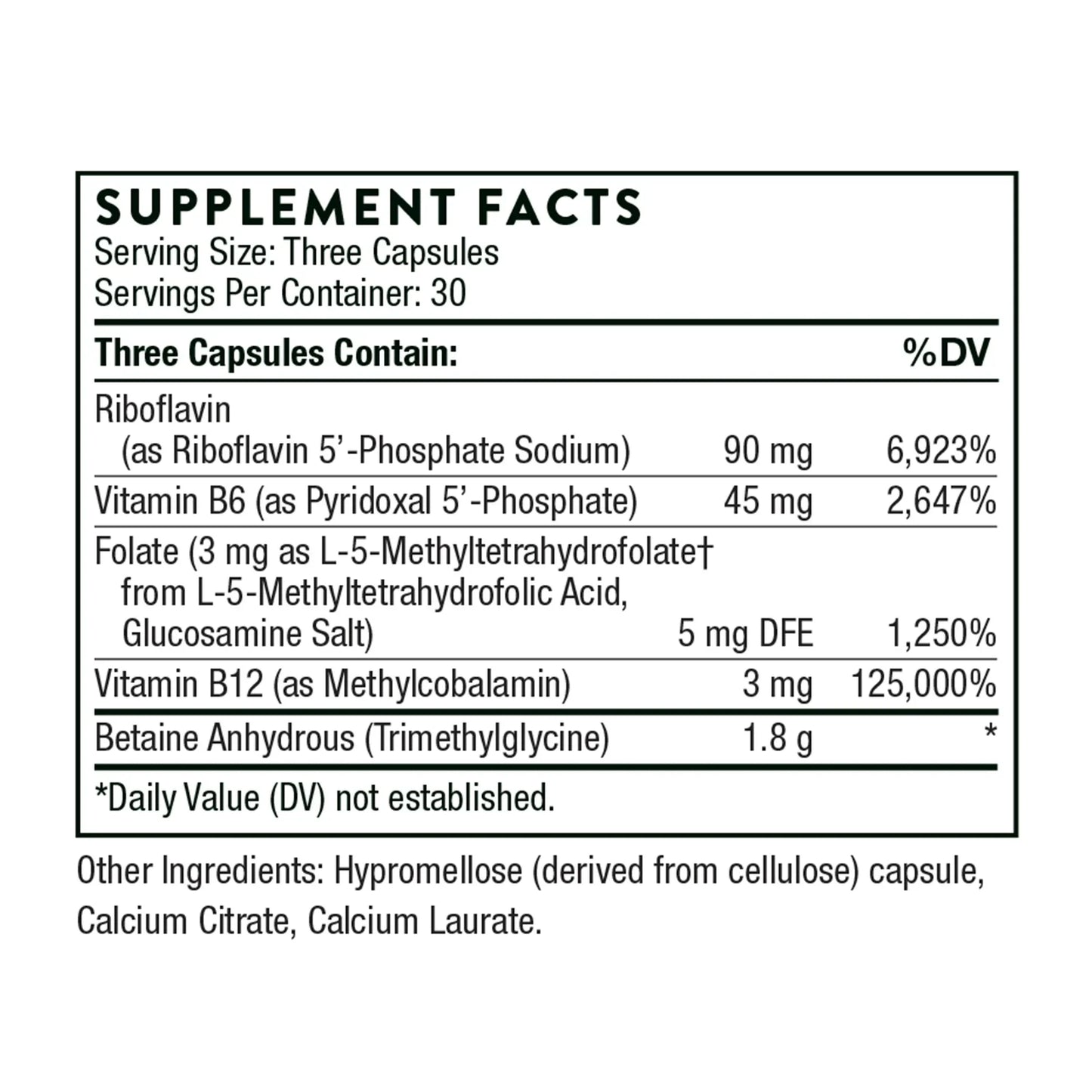 Thorne Methyl-Guard Plus - Gluten & Dairy-Free, 90 Capsules - Clearance Sale