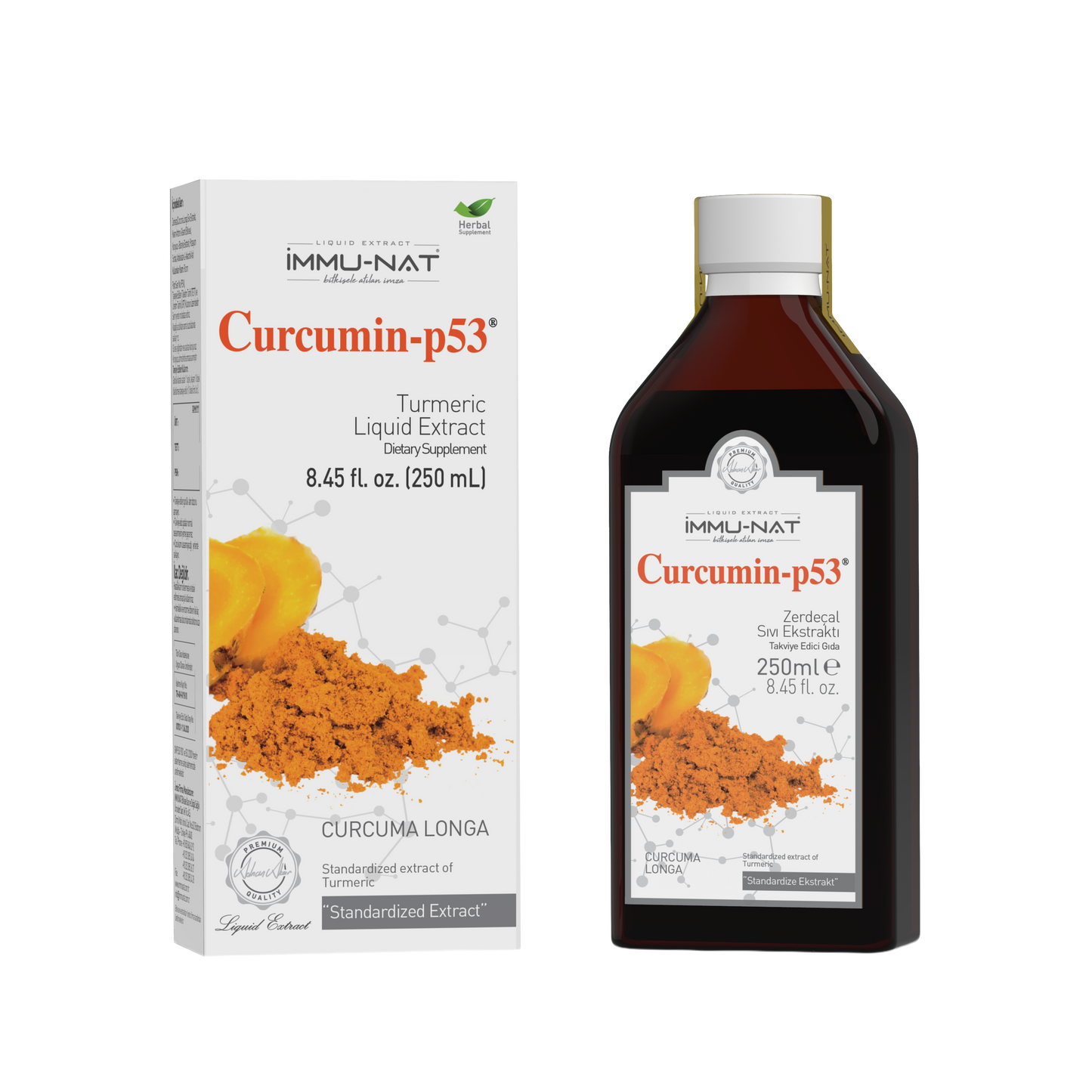 Turmeric Liquid Extract Curcumin-p53