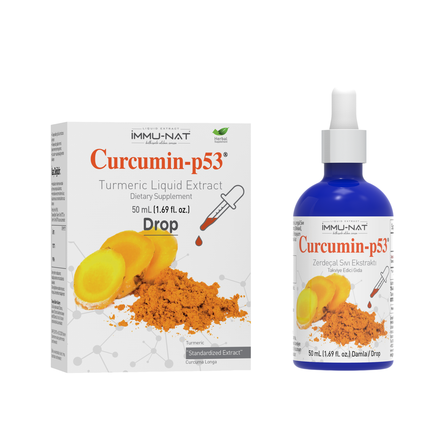 Turmeric Liquid Extract Curcumin-p53