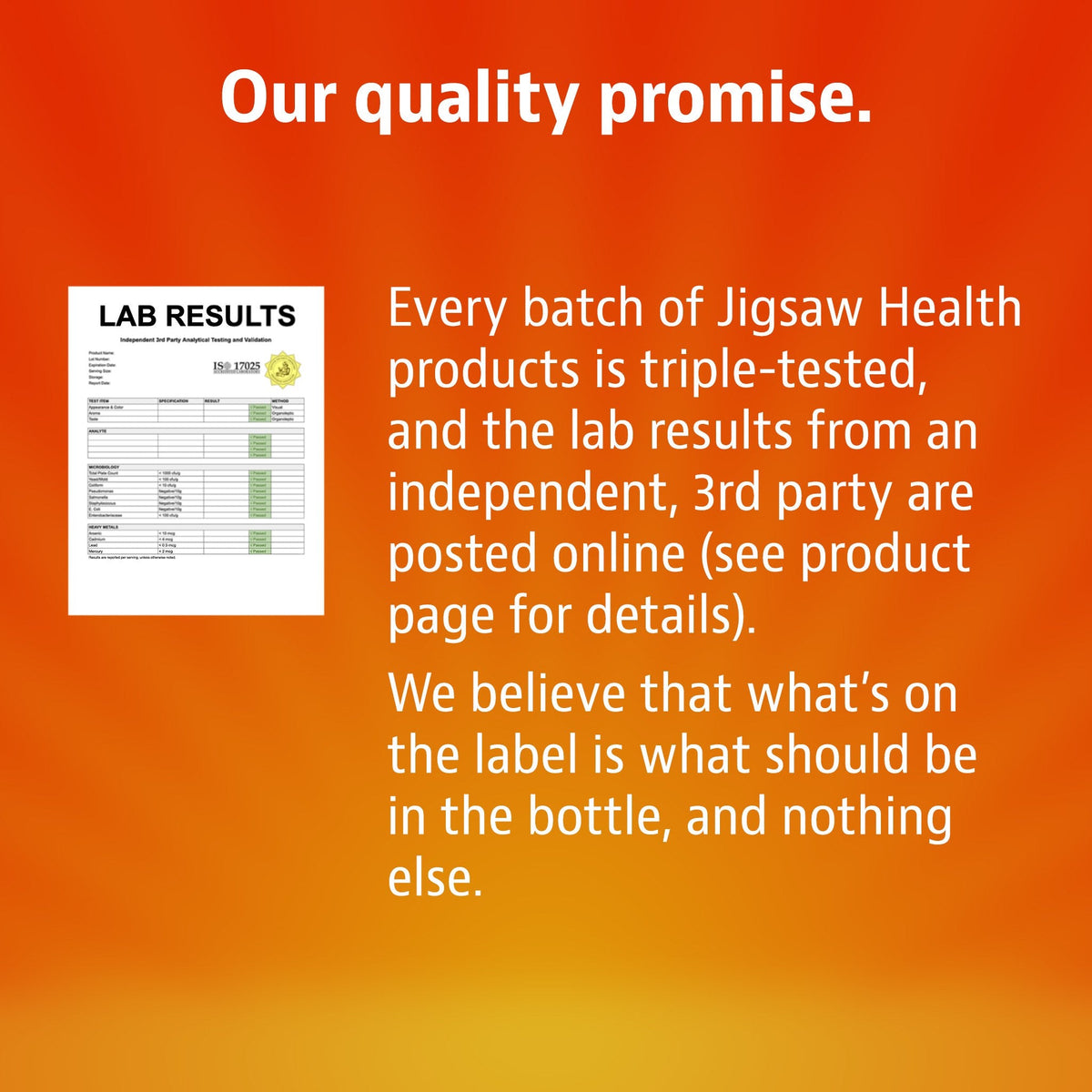 Jigsaw Adrenal Cocktail™ + Wholefood Vitamin C