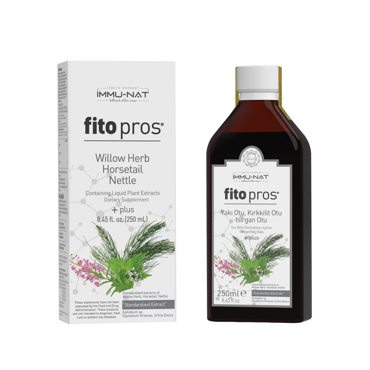 FITO PROS Fireweed, Horsetail, Nettle Liquid Extract