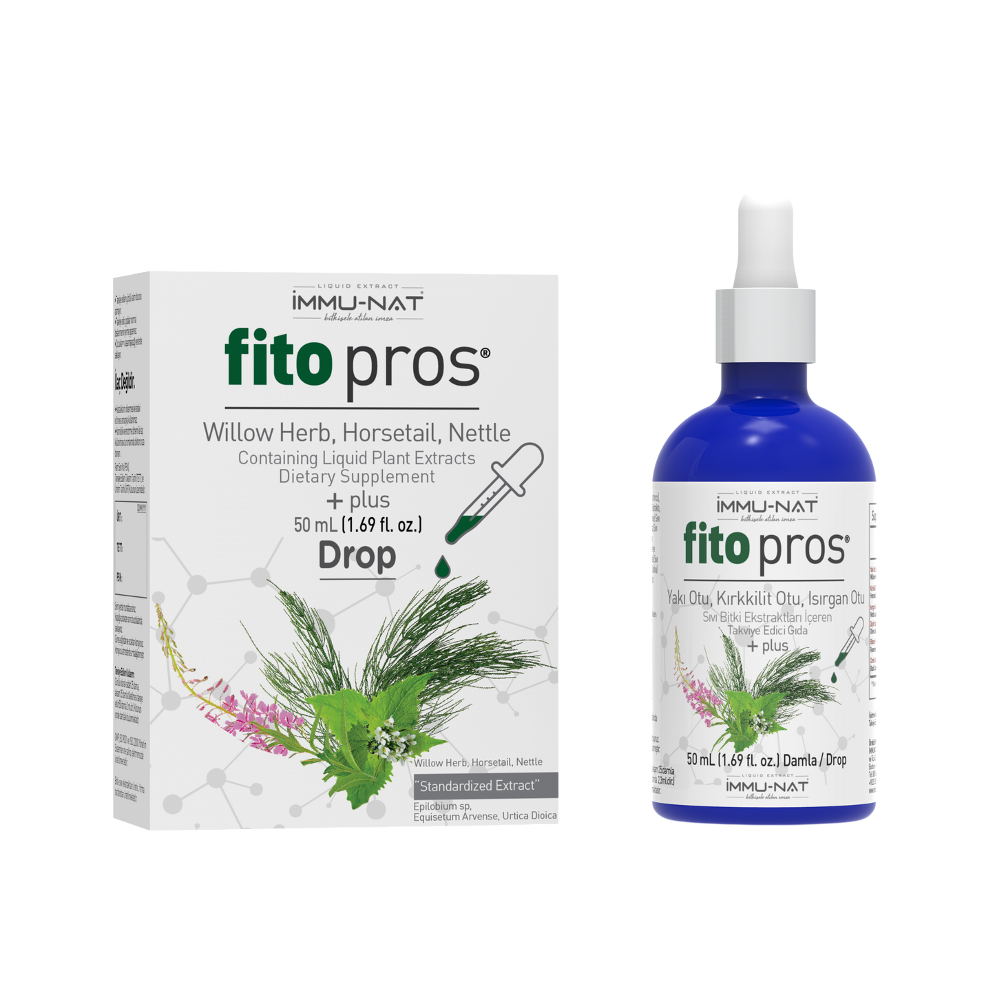 FITO PROS Fireweed, Horsetail, Nettle Liquid Extract