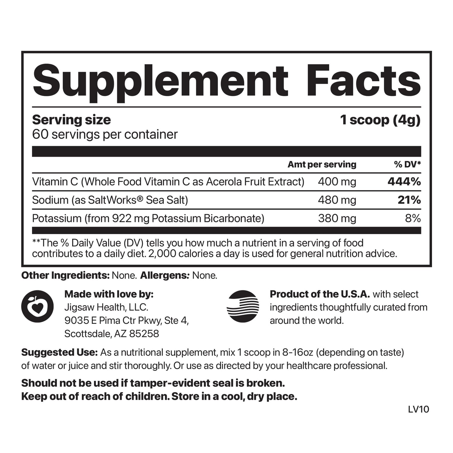 Jigsaw Adrenal Cocktail™ + Wholefood Vitamin C